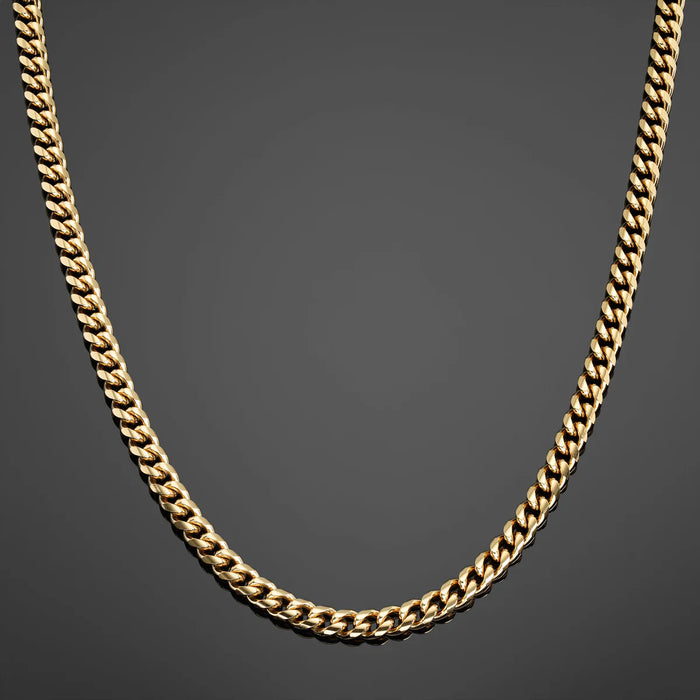Cuban Link 7mm - 14K Gold RG153