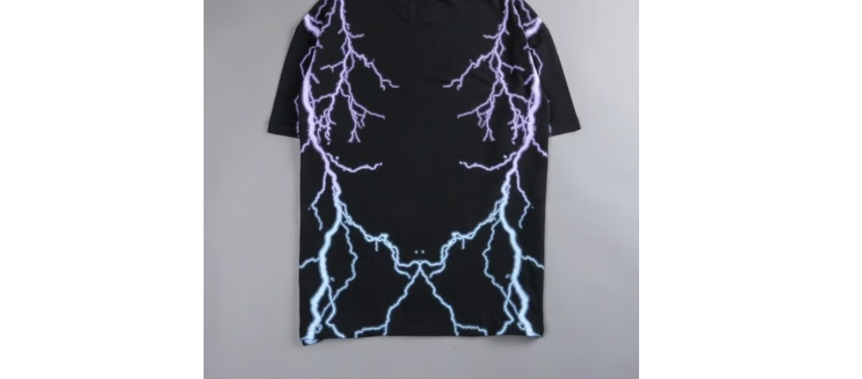 ALL THE ENERGY "PREMIUM VINTAGE" OVERSIZED TEE IN BLACK-PURPLE