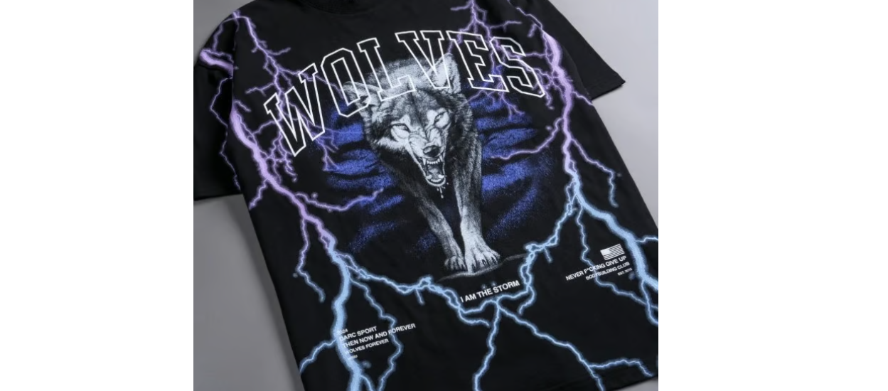 ALL THE ENERGY "PREMIUM VINTAGE" OVERSIZED TEE IN BLACK-PURPLE