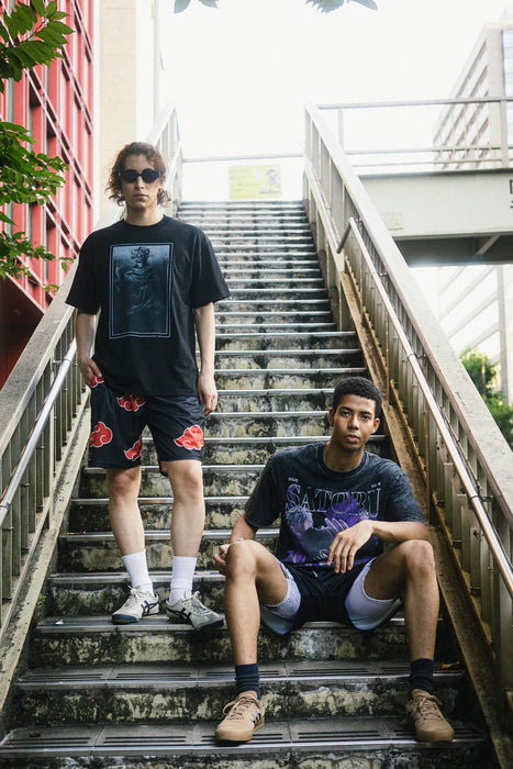AKATSUKI SHORTS RED CLOUDS