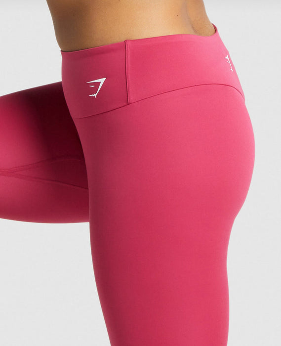 Gymshark Leggings cortos de entrenamiento - Rosa