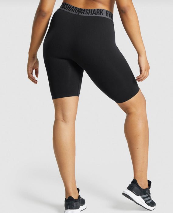 Gymshark Short de ciclismo sin costuras Fit - Negro