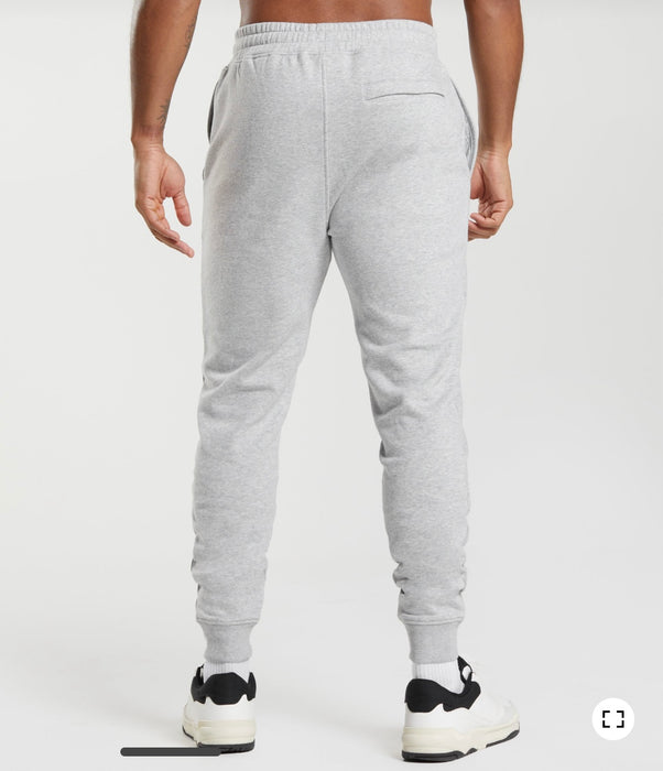 Crest Joggers - Light Grey Marl