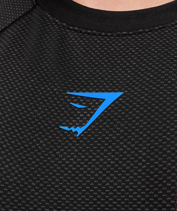 ONYX 5.0 SEAMLESS LONG SLEEVE T-SHIRT - BLACK/ONYX GREY