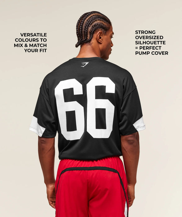 Campus Oversized T-Shirt - Black