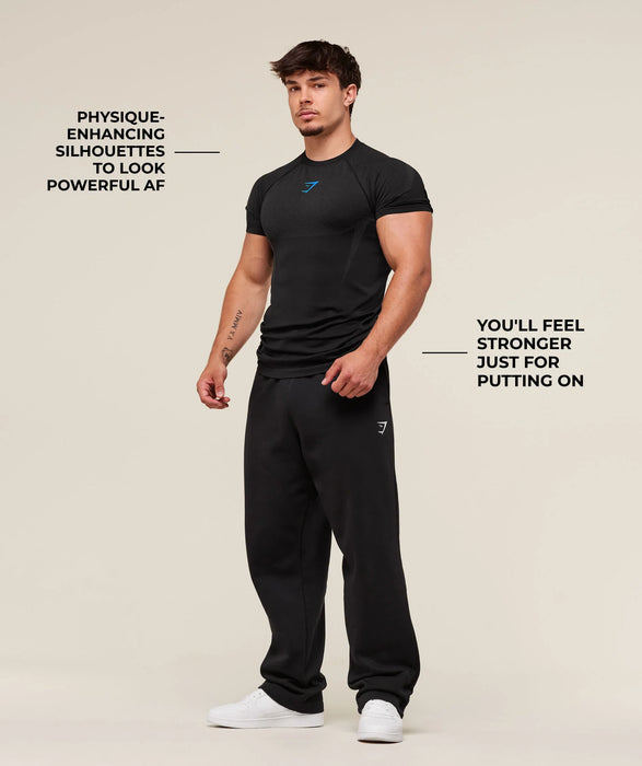 ONYX 5.0 SEAMLESS T-SHIRT - BLACK/ONYX GREY