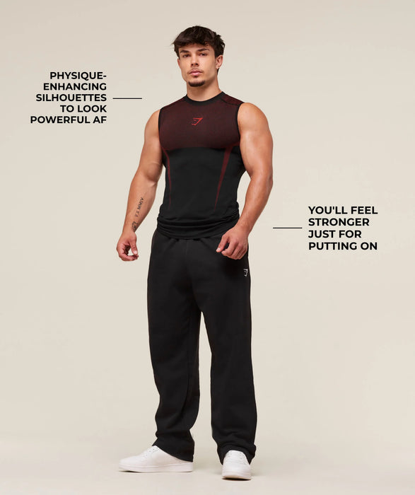 ONYX 5.0 TANK - BLACK/CARMINE RED