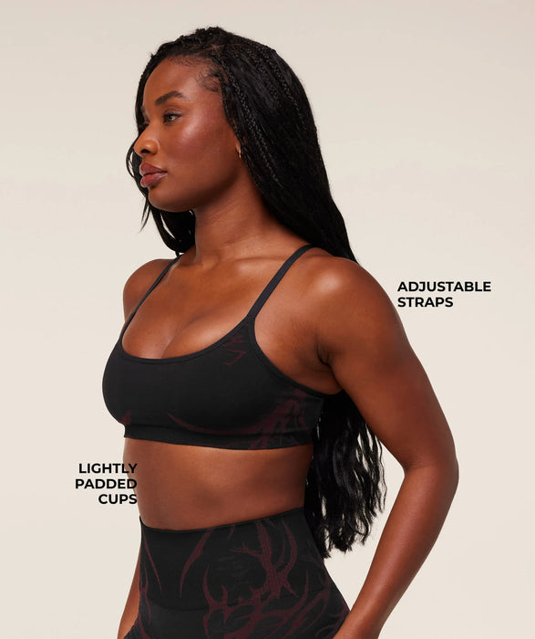 Storm Seamless Sports Bra Black