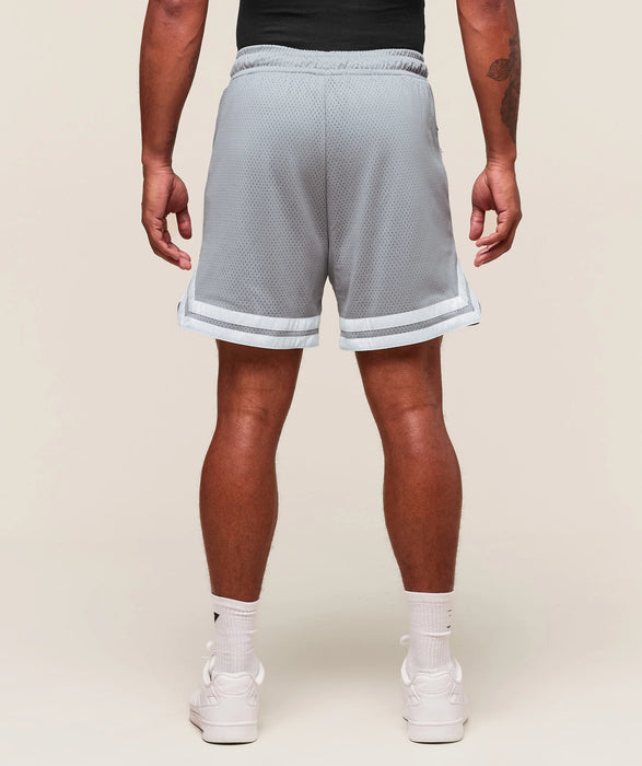 Varsity Mesh Shorts Denim Grey