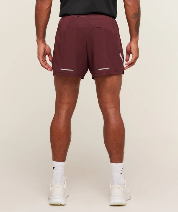 Running 5" Shorts - Rich Maroon