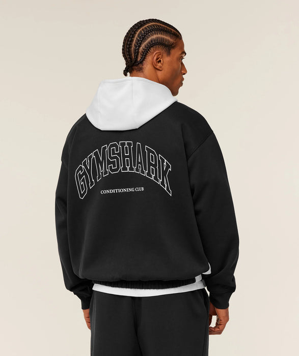 Collegiate Tech Hoodie - Black