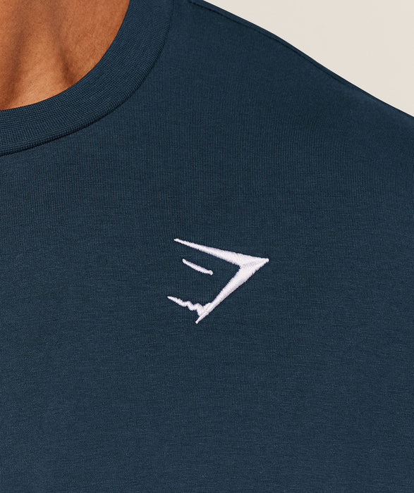 Crest Oversized T-Shirt - GS Navy