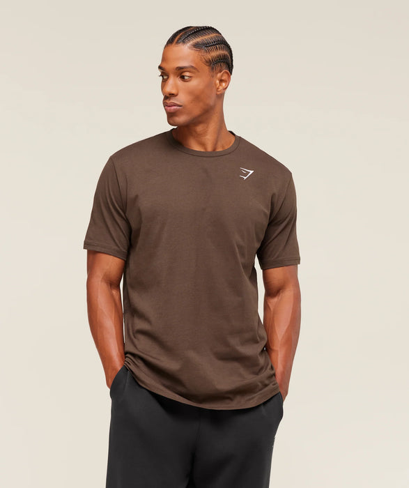 Crest T-Shirt - Archive Brown