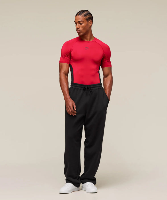 Element Baselayer T-Shirt - Carmine Red/Black