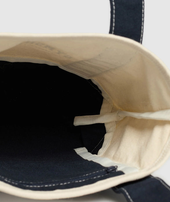 Collegiate Mini Tote - Oat White/Heavy Blue