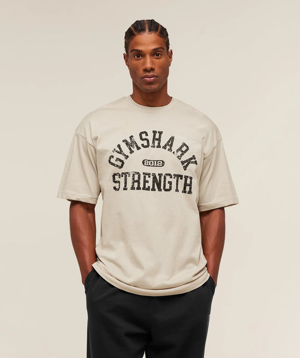 2012 Strength T-Shirt - Pebble Grey