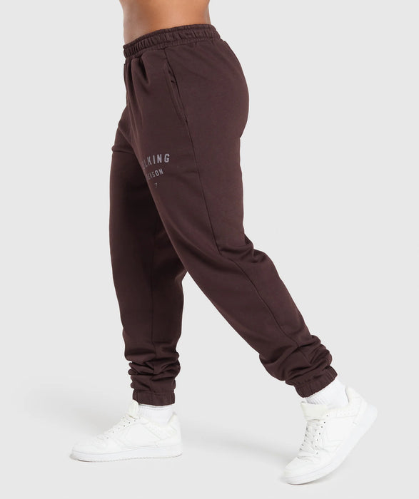 Bulking Season Brushed Joggers - Heritage Brown