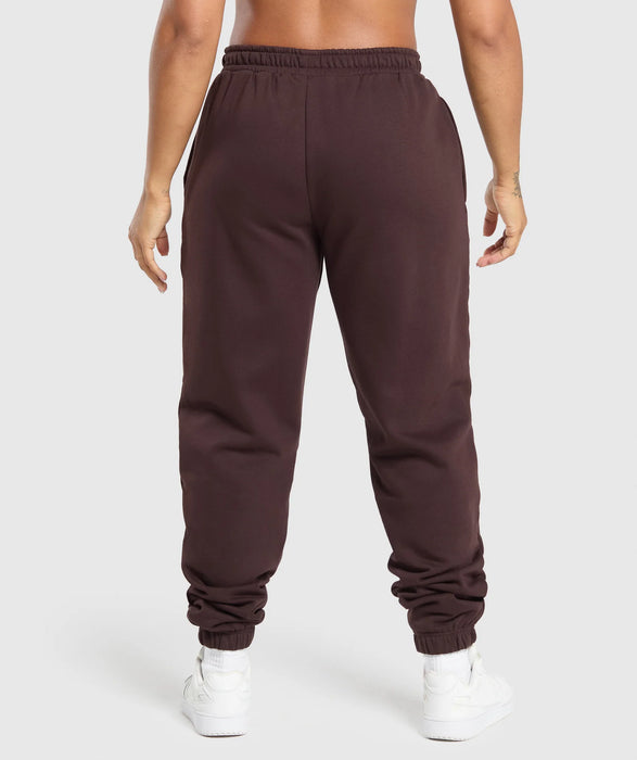 Bulking Season Brushed Joggers - Heritage Brown