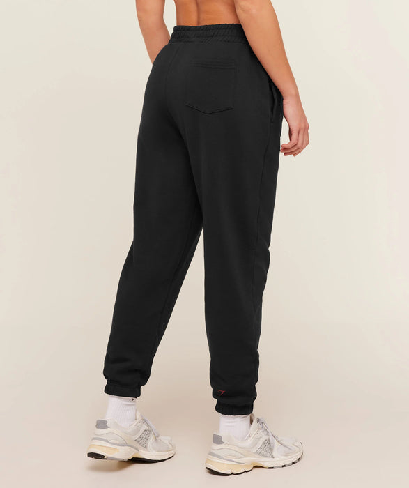 Collegiate Graphic Joggers - Black
