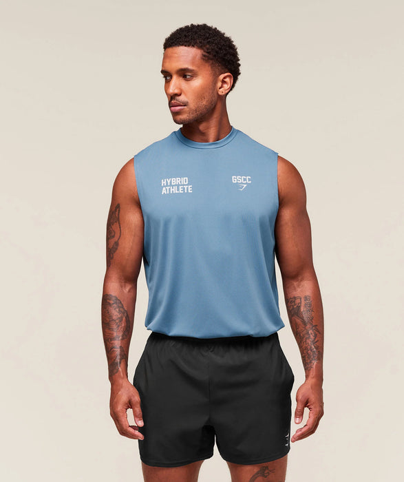 For The Ones Cut Off Tank - Classic blue
