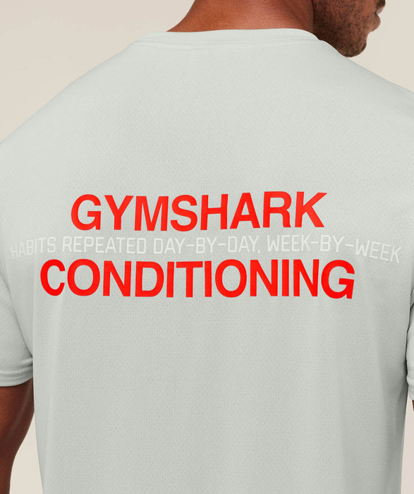 Gymshark Conditioning T-Shirt - Light Grey