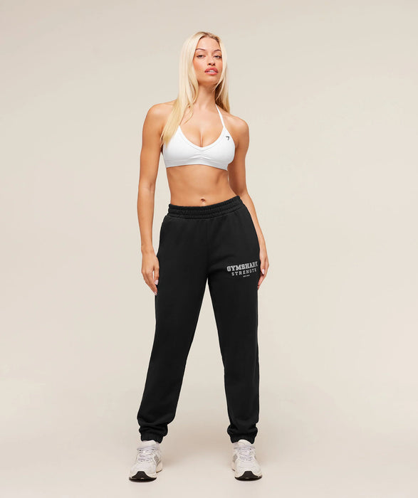 Strength Graphic Joggers - Black