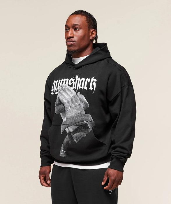 Prayer Hands Hoodie - Black