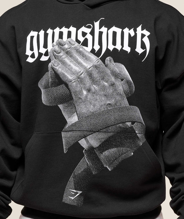 Prayer Hands Hoodie - Black