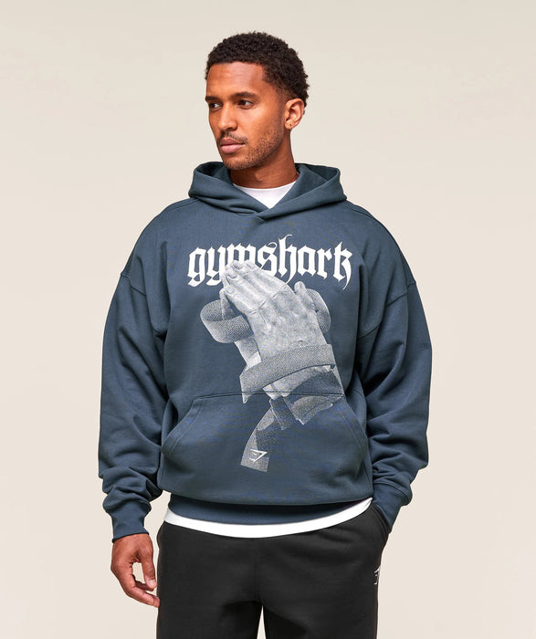 Prayer Hands Hoodie - Blue