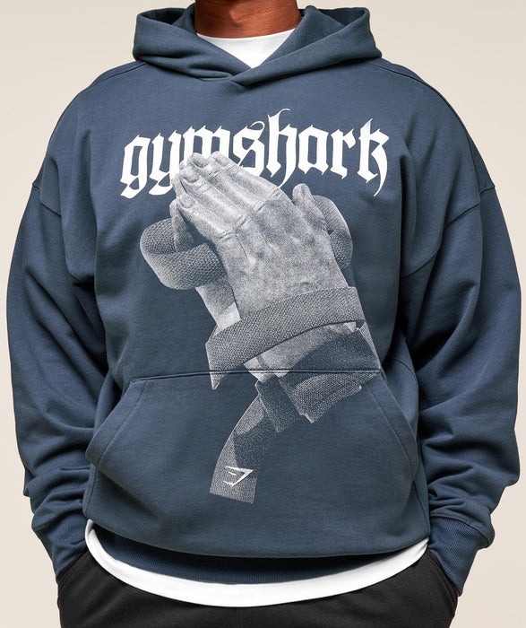 Prayer Hands Hoodie - Blue
