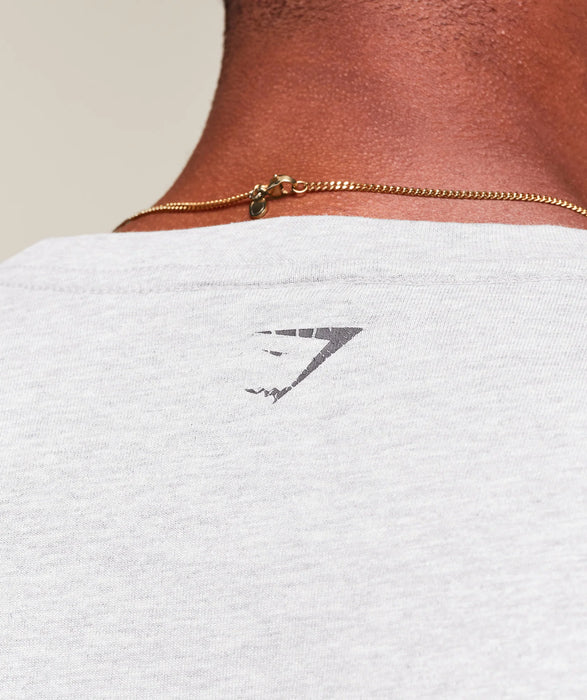 Campus Hoodie - Light Grey Core Marl