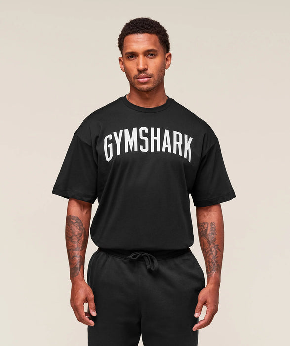 Worn Graphic T-Shirt - Black
