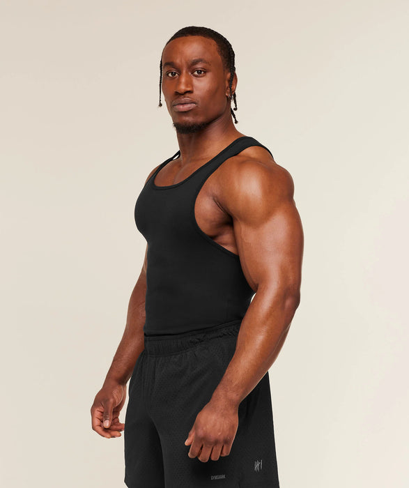 Gymshark x CBUM Ribbed Tank - Black