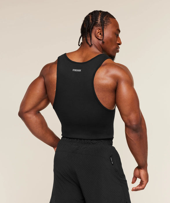 Gymshark x CBUM Ribbed Tank - Black
