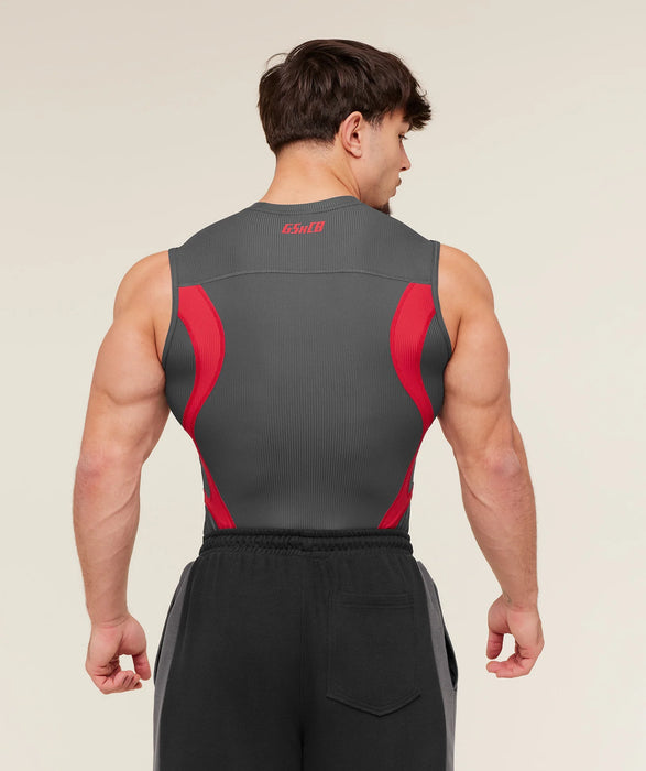 Gymshark x Carlos Belcast Tank Baselayer - Onyx Grey