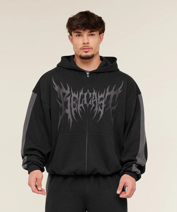 Gymshark x Carlos Belcast Zip Up Hoodie - GS Black