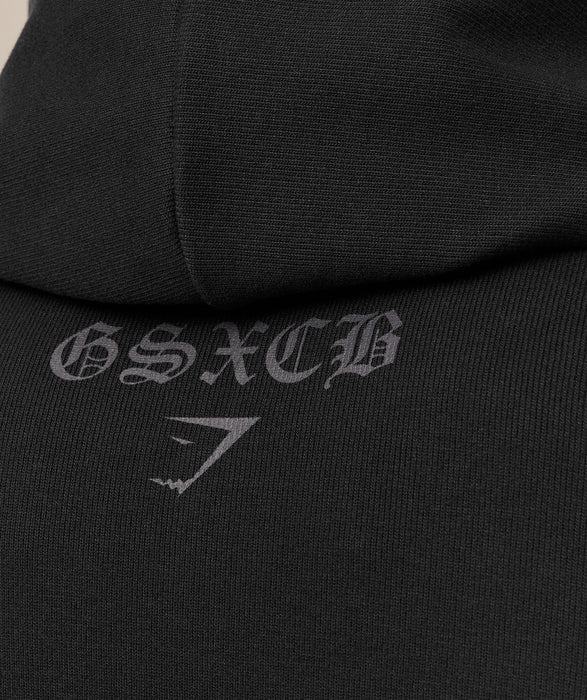 Gymshark x Carlos Belcast Zip Up Hoodie - GS Black