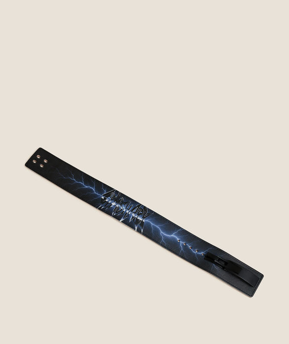 Lightning Graphic Lever Belt - GS Black