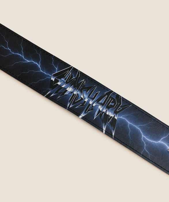 Lightning Graphic Lever Belt - GS Black