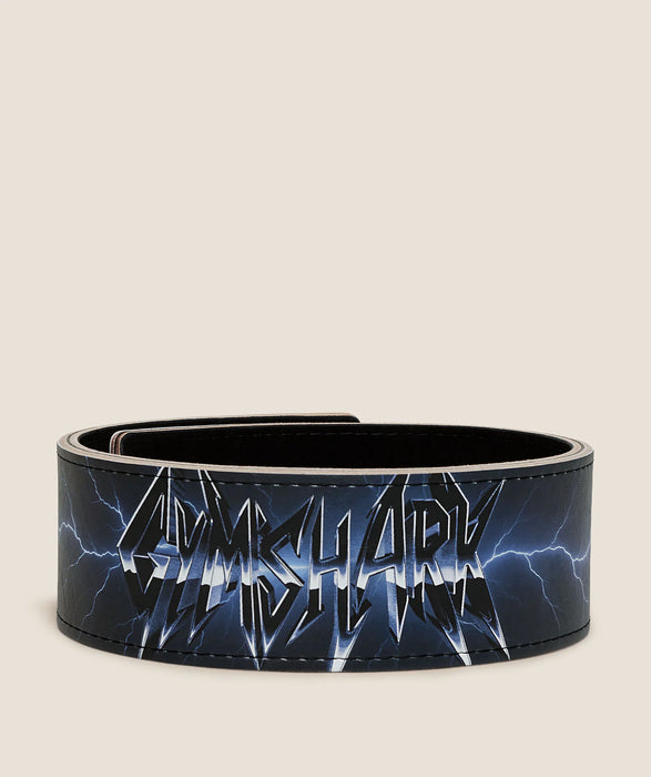 Lightning Graphic Lever Belt - GS Black