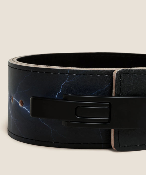 Lightning Graphic Lever Belt - GS Black
