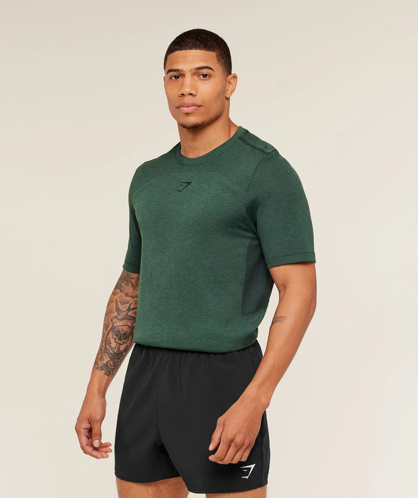 Lightweight Seamless T-Shirt - GS Victory Green/ Marl