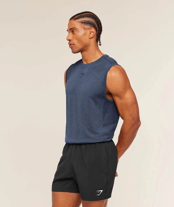 Lightweight Seamless Tank - Heavy Blue/Marl