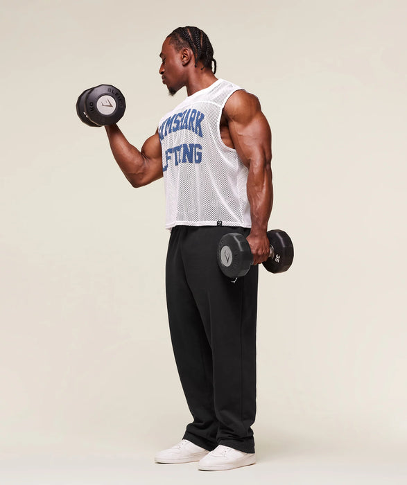 Mesh Oversized Tank - White