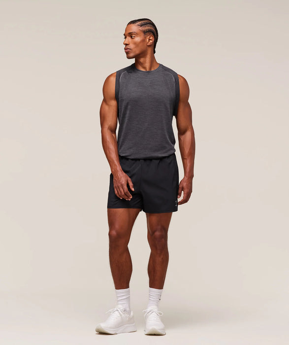 Versatile Seamless Tank - Dark Grey/Black