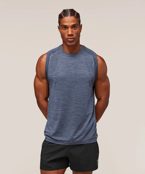Versatile Seamless Tank - Iron Blue/Navy