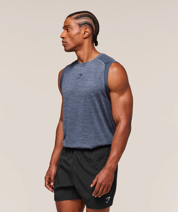 Versatile Seamless Tank - Iron Blue/Navy