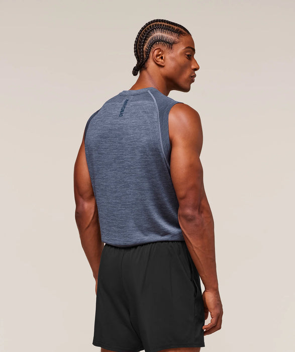 Versatile Seamless Tank - Iron Blue/Navy