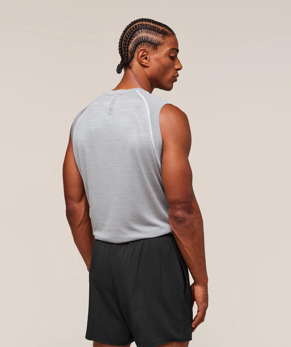 Versatile Seamless Tank - Light Grey/Smokey Grey