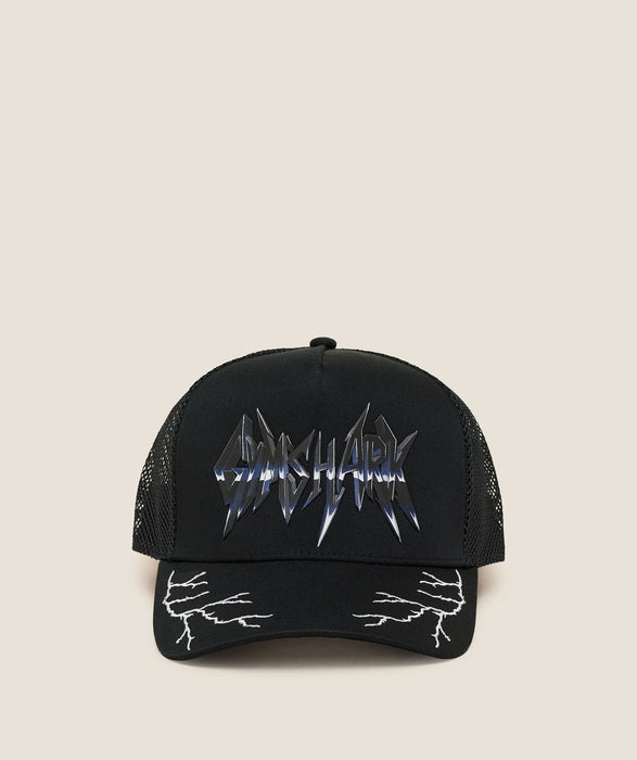 Lightning Graphic Trucker Cap GS Black